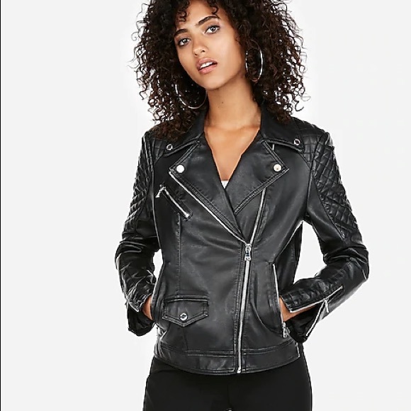 Express Vegan Leather Jacket 